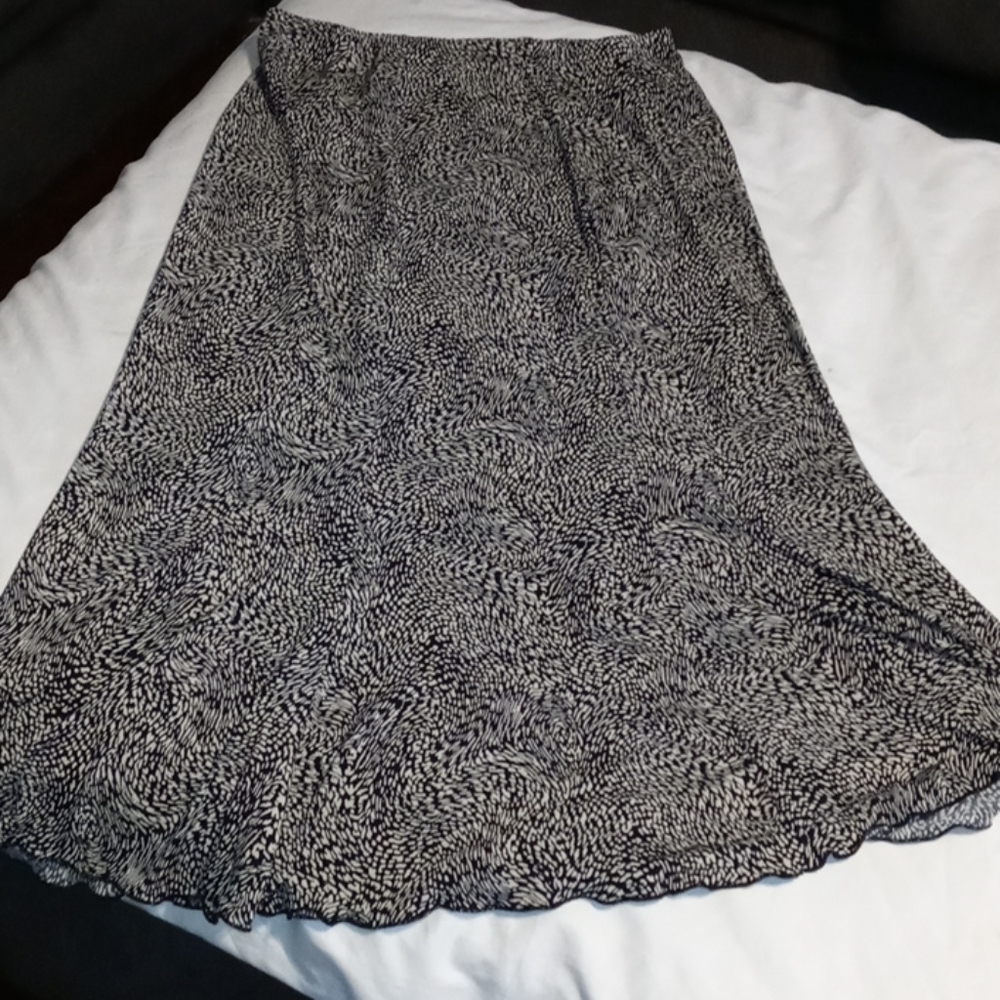 Black and white skirt